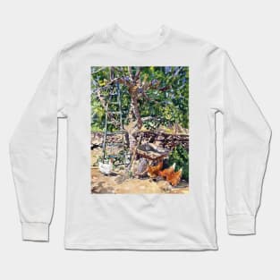 Beneath The Fig Tree, Debajo de la Higuera Long Sleeve T-Shirt